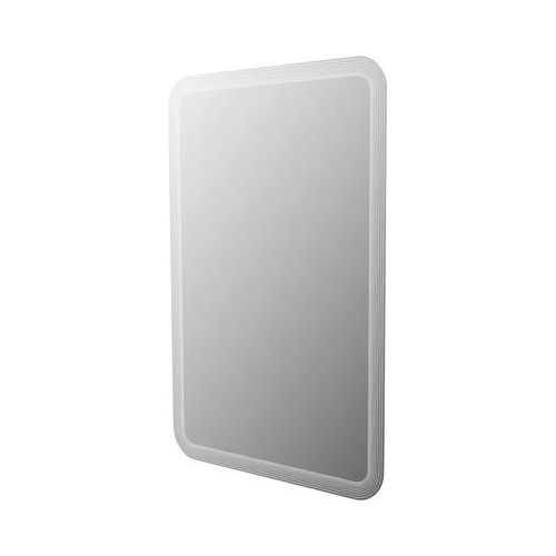LED Badspiegel 60x90 cm Streifen abgerundet IP 44 (fremdkörper- und spritzwassergeschützt)