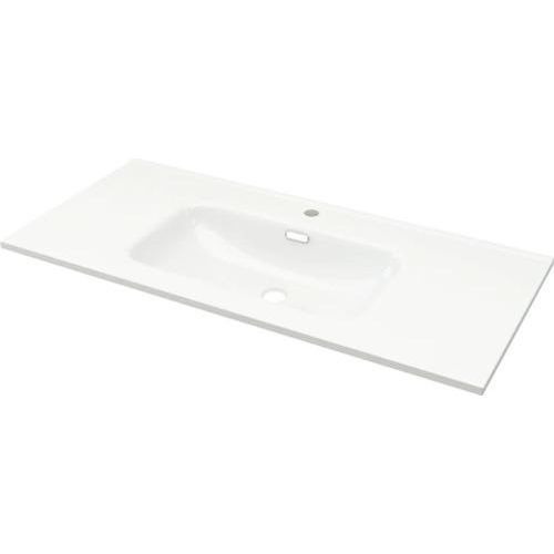 Baden Haus Möbelwaschtisch Tessin 101 x 46 cm weiß glänzend 50200