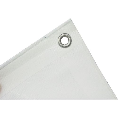 Abdeckplanen G.F. Professional Line 180g/m2Weiß10m x 15m = 150m2 zum universellen Gebrauch mit Metallösen