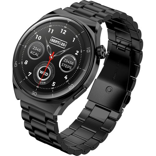 Garett V12 Schwarz Stahl Herren Smartwatch Garett-5904238485620