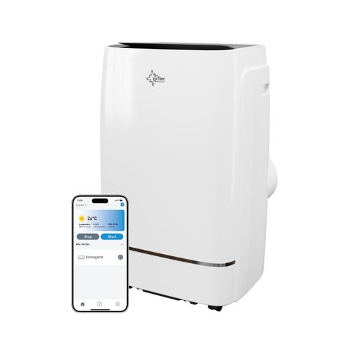SUNTEC ADVANCE 12000 BTU mobiles Klimagerät, APP Steuerung, umweltfreundliches Kühlmittel R290