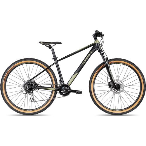Axess KEEDO schnelles Hardtail Mountainbike mit Lockout-Federgabel 27.5 Zoll dunkelgrün 16 Zoll