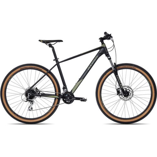 Axess KEEDO schnelles Hardtail Mountainbike mit Lockout-Federgabel 29 Zoll dunkelgrün 23 Zoll