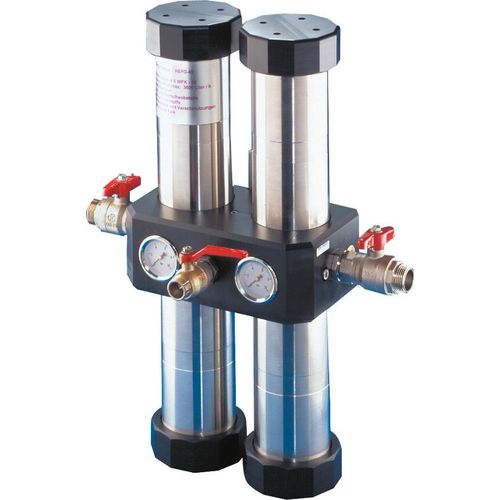 Carbonit® QUADRO 60/120 L/R Aktivkohle Hauswasserfilteranlage 60 L