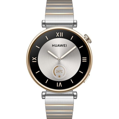 Huawei Watch GT4 41mm Smartwatch Silber - 466x466p AMOLED, BT, NFC, GPS