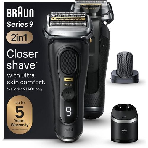 Braun Series 9 Pro+ 9590cc System wet&dry Atelier Black