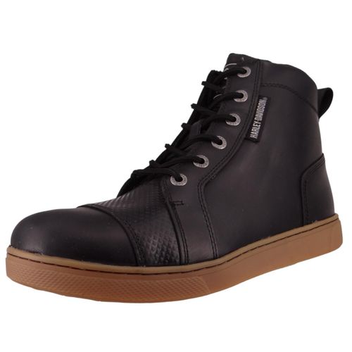 Harley Davidson Herren High Sneaker Breman CE Biker Motorrad D97191 Schwarz B