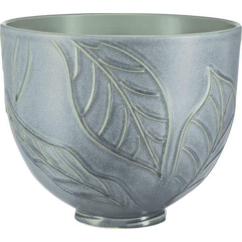 Kitchenaid Rührschüssel 5KSM2CB5LB Spring Leaves Keramikschüssel 4,7L Grün-Blau