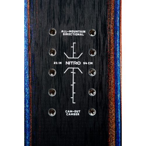 Nitro Herren All Mountain Snowboard SMP, Größe:155, Farben:board