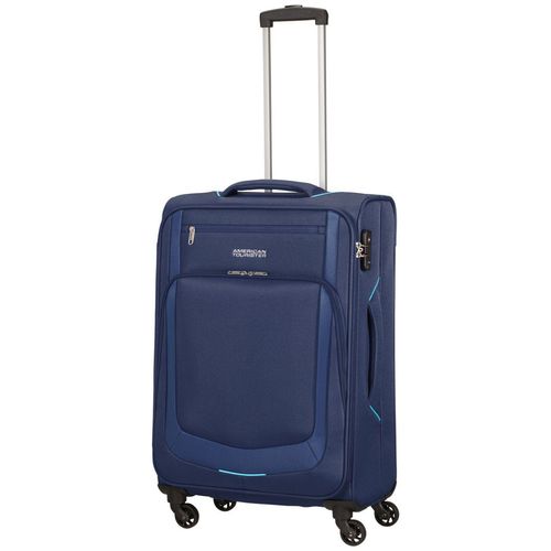 American Tourister Reisetrolley Summer Session Spinner 65cm dunkelblau