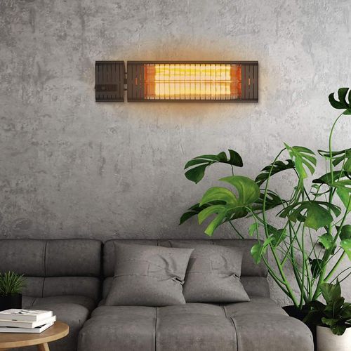 Infrarot-Heizstrahler 2er-Set Wärmestrahler Terrassenstrahler Infrarotstrahler