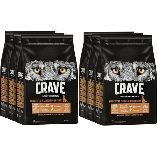 CRAVE Hund Beutel mit Truthahn und Huhn 6 x 2,8kg