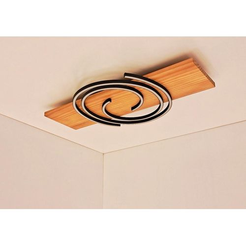 Lampe Deckenlampe Deckenleuchte Holzdekor Leuchte LED ECO-Light 9180-PL1