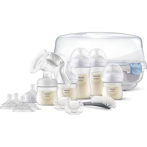 Avent Natural Response Still-Set mit Handmilchpumpe und Sterilisator