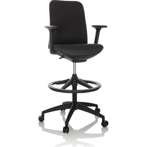 hjh OFFICE Counterstuhl NESTORA WORK Arbeitsstuhl mit Armlehnen Stoff
