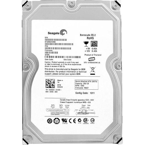 Festplatte Dell 0CX424 ST3250310NS 250GB 32MB SATA ES.2 3.5''