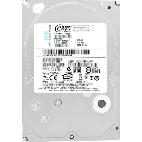 Festplatte IBM HUA721050KLA330 500GB 7200Rpm SATA II 3.5
