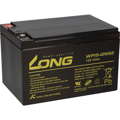 Akku WP15-12NSE 60V 15Ah (5x12V 15Ah) für E-Scooter E-Roller