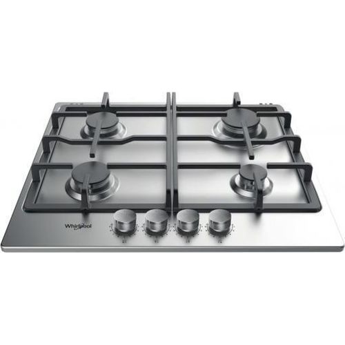 Whirlpool TKRL 660 IX, Edelstahl, Integriert, 58 cm, Gaskochfeld, Edelstahl, 4 Zone(n)