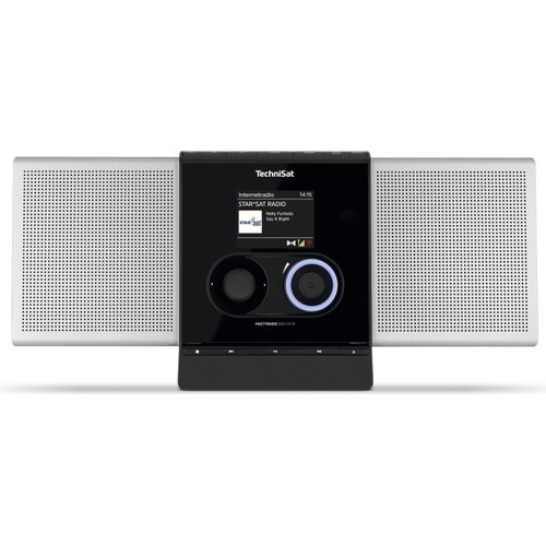 TechniSat MULTYRADIO 600 CD IR | Internetradio mit DAB+ und CD | Silber/schwarz