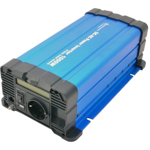 Spannungswandler 12V 230V FS Display Reiner Sinus Wechselrichter: 1000 W