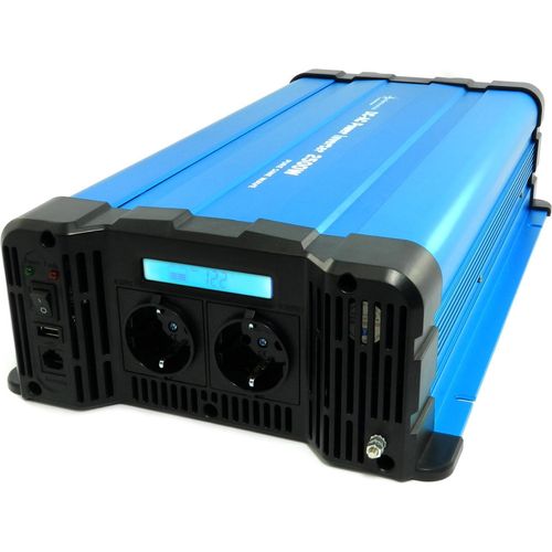 Spannungswandler 12V 230V FS Display Reiner Sinus Wechselrichter: 2500 W