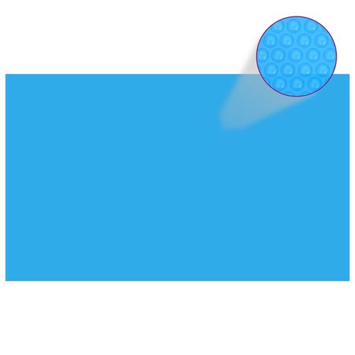Prolenta Premium - Rechteckige Poolabdeckung 1000x600 cm PE Blau