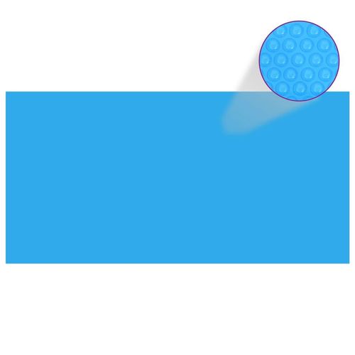 Prolenta Premium - Rechteckige Poolabdeckung 1200x600 cm PE Blau
