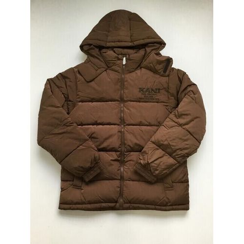 Jacke Karl Kani Retro Hooded Puffer Jacket brown, Größe: S