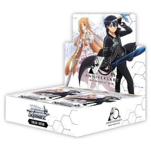 Weiss Schwarz Animation Sword Art Online 10th Anniversary Booster Display