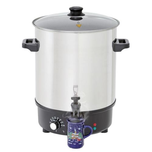 Glühwein- und Heißwasserkessel 30 Liter Glühweinstand Einkochkessel Weihnachtsmarkt Neumärker