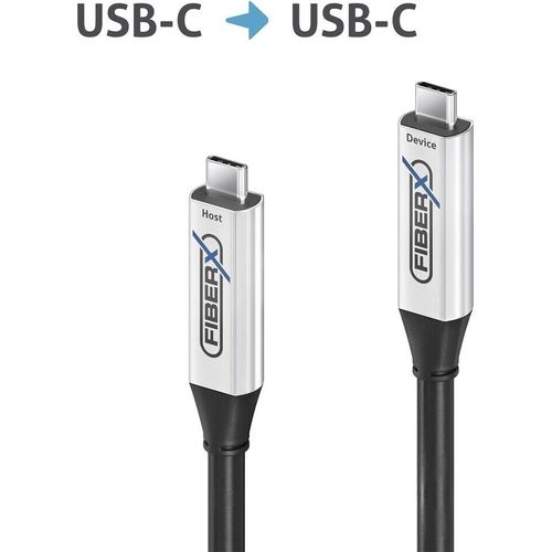 Purelink FiberX FX-I600-010 USB 3.2 Gen 1 Aktives optisches Kabel USB-C, 10m