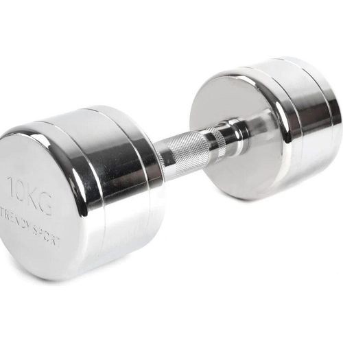 Trendy Sport Hantel Ergonomische Kompakte Chrom Kurzhanteln 2x 10KG