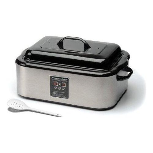 Habys Hot Stone Steinerwärmer | Wärmegerät Heizgerät Erwärmer | Fassungsvermögen 17L | Digitale Anzeige Kontrolle | für Massage, Therapie und Kosmetik