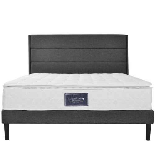 okwish Federkernmatratze, 7 Zonen Kaltschaum Matratze, Taschenfederker, 160x200cm, versteppter Mikrofaserbezug-Topping, Härtegrad H3, 25cm Höhe