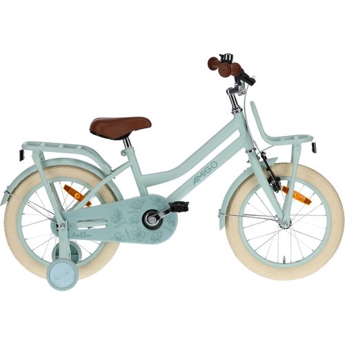 Bella 16 Zoll 26 cm Mädchen Rücktrittbremse Grün