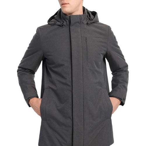 GEOX M KAVEN LONG JKT Grau