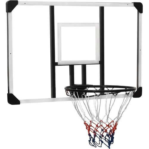 Ankonbej Basketballkorb Transparent 106x69x3 cm Polycarbonat