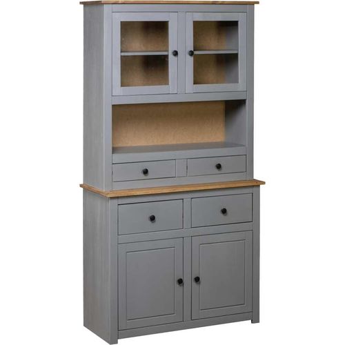 Highboard 93x40,5x180 cm Kiefernholz Panama