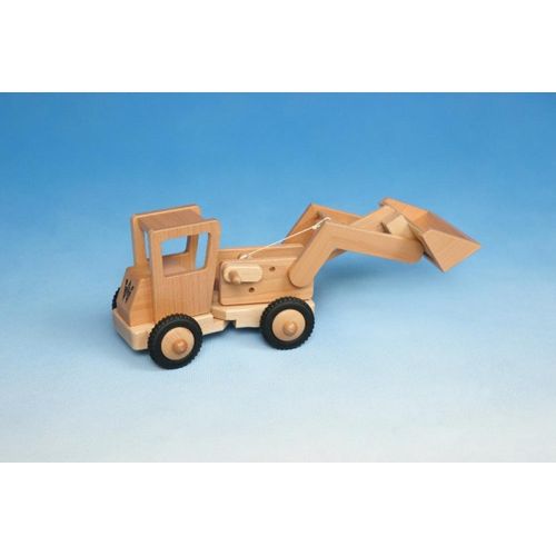 Spielzeuge aus Buchenholz - Traditionell handgefertigte Holzspielzeuge Radlader