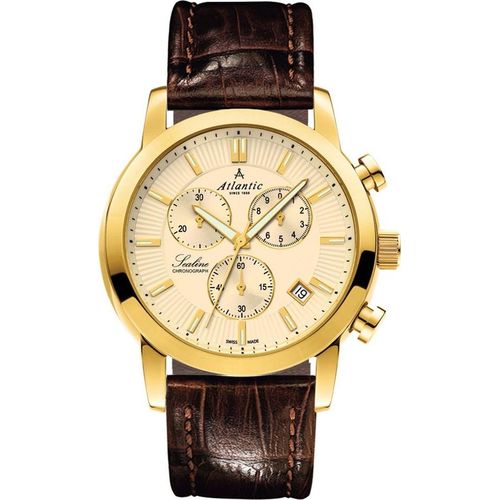 Herrenuhr ATLANTIC 62450.45.31 klassisch in Braun