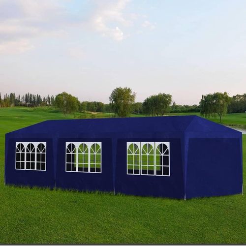 Ankonbej Partyzelt 3x9 m Blau