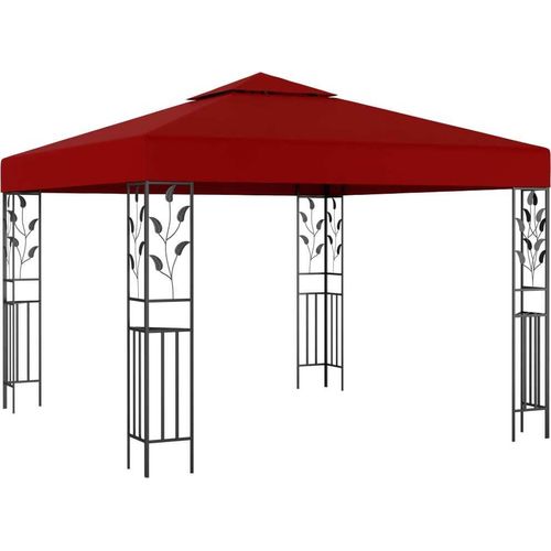 Ankonbej Pavillon 3x3 m Weinrot