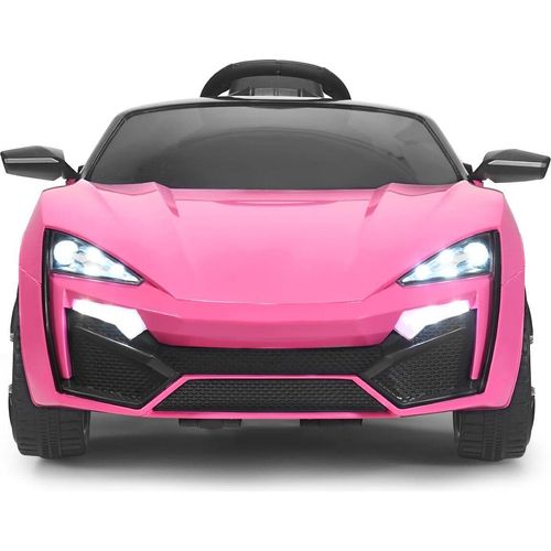 Elektroauto für Kinder, 12V Kinderfahrzeug mit 2,4G Fernbedienung, LED-Scheinwerfer, Musik & MP3-/USB-Player, Elektrofahrzeuge für Kinder ab 3 Jahren