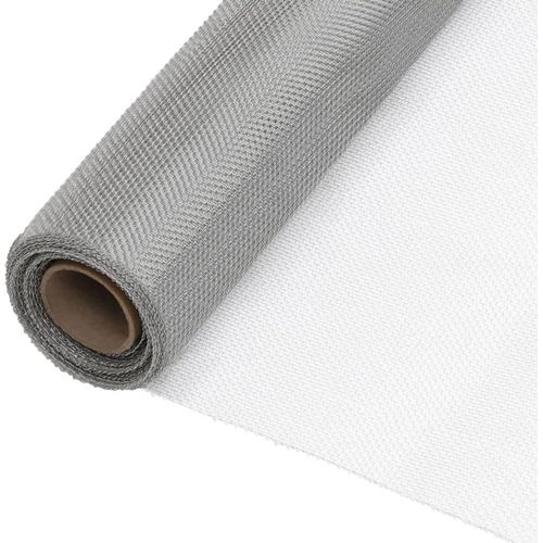 Fliegengitter Edelstahl 112x2000 cm Silbern , Drahtzäune Design 2024