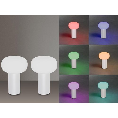 Tischlampe ohne Kabel & Strom per USB aufladbar, Partybeleuchtung Außenleuchten