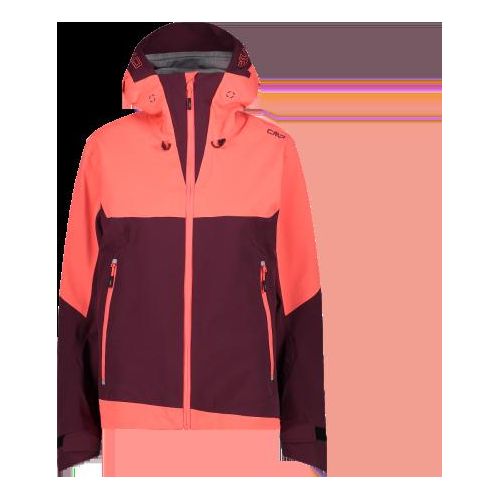 Cmp Woman Jacket Fix Hood Burgundy 44