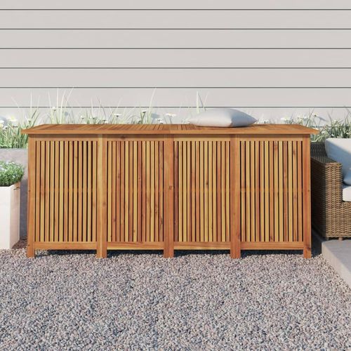 [Home] Gartenbox 175x80x75 cm Massivholz Akazie , Neue Mode 2024 im häuslichen Leben
