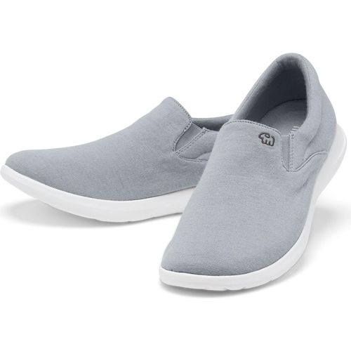 Herrenschuhe Slip On - Hellgrau, 41