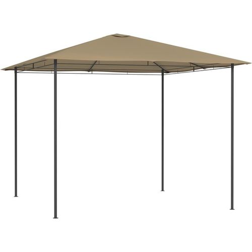 Pavillon 3x3x2,6 m Taupe 160 g/m²